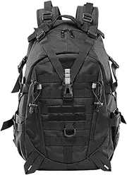 Camping Backpack | 35L Assault Bag Work Backpack,Camping Rucksack with Bottle Holder Bag for Hiking Travel