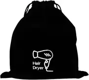 Flannel Hair Dryer Bag Blow Dryer Hair Dryer Bag Drawstring Hair Dryer Storage Hair Dryer Organizer Drawstring Bag Hair Dryer Attachments Storage Travel Makeup Brush Bag Wen Wan