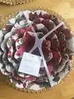 Shabby Chic Rachel Ashwell Red Poinsettia Melamine Nesting Bowls Christmas NEW