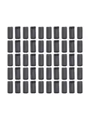 Professional Grade Carp Fishing Stiff Coated Braids Leader Crimps 50pcs/set