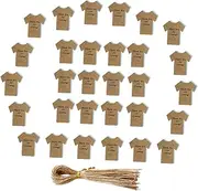 CALLARON 50 Sets Paper Labels Present Tags for Shower Birthday and Party Decorations Durable Pre Punched for Crafting and Gifting
