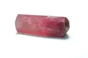 Amazing red color terminated tourmaline crystal