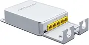 5 Port Waterproof POE Extender 4 Port Repeater 1000Mbps Outdoor Network IP55 VLAN 44-57V for POE Camera Wireless AP Easy Install