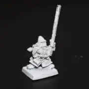 Dwarfs, Hammerer Standard Bearer, Metal, OOP , Games Workshop