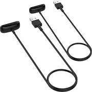 TenCloud 2-Pack Chargers Intended for Fitbit Inspire 3 Watch Charger Clip USB Charging Cable Cord 3.3ft Charger for Fitbit Inspire 3 Smartwatch