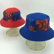 1 PCS Cartoon Pictures Cotton Fisherman's Hat Kid's Unicorn Spiderman Train Cap