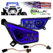 Polaris RZR LED Headlight Non Halo XP Turbo 1000, 900, General (Blue Non Halo)
