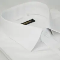 在飛比找momo購物網優惠-【金安德森】白色純棉易整燙窄版長袖襯衫-fast