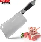 Heavy Duty Cleaver Knife SHI BA ZI ZUO Stainless Steel Bone Cleaver Vegetable Kn