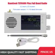 HamGeek TEF6686 Plus Full Band Radio All Band Radio FWv1.18 for SW MW LW FM AM