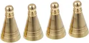 HYTROVE Incense Press Mold 4pcs Incense Cone Moulds Copper Incense Molds Incense Forming Moulds for Relaxation