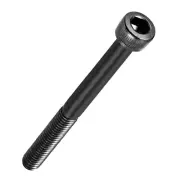 30pcs Socket Head Cap Screws - [M5-0.8 x 55mm] Alloy Steel Hex Screw, Black
