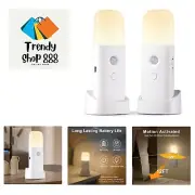 Rechargeable Motion Sensor Night Light, Battery Operated nightlights, Dimmabl...