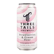 Three Tails Strawberries & Cream Sour 440ml Can