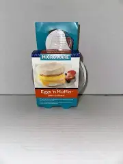 NORDIC WARE MICROWARE Eggs & Muffin Pan -NEW