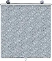 Retractable Wind Sun Shade Car Side Wind Sun Visor Protector with 3 Suction Cups Auto Window Car Sun Shades Silver Type 1