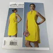 Vogue V1445 Pamala Roland Dress Sleeveless Size 6-14 Sew Pattern Uncut