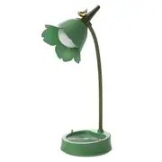 Desk Lamp For Children, Bedside Lamp Touch Dimmable With 3 Brightness Levels, 360 Flexible Gooseneck Bedside Lamp For Reading, Learning Green