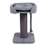 Kazoo High Bed Rope Cat Scratch Tree Ash 100cm