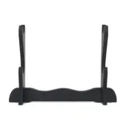 Japanese Samurai Sword Holder Katana Wakizashi Stand Display Rack Black 2 Tier
