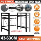 2 Tier Microwave Shelf Expandable Oven Storage Rack Stand Cabinet Holder Kitchen