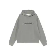 [Calvin Klein] Calvin Klein Cotton Hoodie M GREY