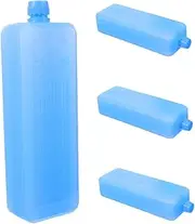 LOORGVEL 4pcs Reusable Ice Packs for Air Cooler Efficient Freezer Storage Bags for Lunch Camping Saving Cooling