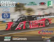 2011 Doran Racing Ford Daytona Prototype DP Grand Am postcard