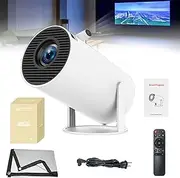 Proflix Spotlight HD Projector, Proflix Projector with Projection Screen, Auto Keystone Correction, 4k Projectors with Built in Apps, Suitable for Home Theater, Gaming (with Projection Screen)