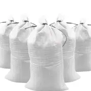 Heavy Duty Sand Bags with Tie Strings Empty Woven Polypropylene Sand-Bags for Fl