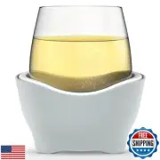 FullWoyi Wine Glass Chiller and Wine Cooler, 2-In-1 Stemless Wine Chiller, Ke
