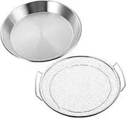 NOLITOY Oil Filter Tray Stainless Steel Mesh Strainer Kitchen Food Strainer Basket Easy Clean Versatile Use