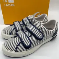 在飛比找蝦皮購物優惠-《日本Moonstar》帆布鞋 機能款-藍條紋(17-23.