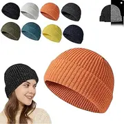 [Generic] Reflective Winter Beanie Hats for Women Men Adults, Warm Knitted Winter Beanie Hat for Running Dog Walking Cycling
