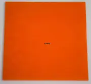 0125.30 - OPALESCENT ORANGE 4" x 4" BULLSEYE 3mm THICK GLASS 90 COE
