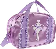 VANZACK Dance Backpack for Boys and Girls Ballet Bag Adjustable Straps School Shopping Bag Purple