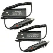 2X 12V Battery Eliminator BaoFeng UV-9R PLUS BF-9700 BF-A58 Radio Walkie Talkie