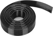 ViaGasaFamido UV Ink Tube, Black 3mm ID Multiple Lines Printer Inks Hose Corrosion 4mm OD for DX4 for DX7 for DX5 (#9)