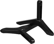 MERRYHAPY 1 Pair Tv Base Countertop Brackets Heavy Duty Stand for Tv Television Parts Television Base Stand Countertop Support Bracket Aluminum Alloy Black