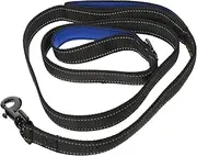 ifundom Outdoor Dog Leash with Dual Handles Labour Saving Design for Comfortable Walking and Training Rotating Linker for Hiking Jogging and Travel Grey