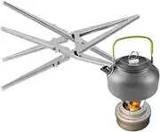 Stove Holder - Removable Pot Support,Portable Alcohol Kettle Stand, Stainless Steel Camping Accessories for Ourdoo
