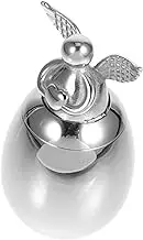 Luxshiny Stainless Steel Pet Ash Urn for and Cats Small Memorial Keepsake Jar for Ashes Elegant Design for Honoring Your Beloved Pet Patterns for Remembrance