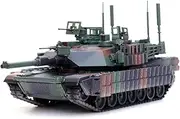 1:72 Scale Alloy US M1A2 TUSK II Abrams Main Battle Tank Model Simulation Tank Model for Collection