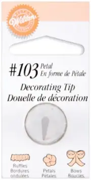 Wilton Decorating Tip - 103 Petal,1Pkg