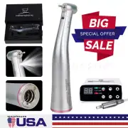 Dental 1:5 Increasing Fiber Optic LED Contra Angle Handpiece Fit NSK Micro Motor