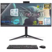 All IN One 30 " Gaming 2k I3 RAM 4gb SSD 240gb 8° Gen Windows 11 Pro Aio PC _