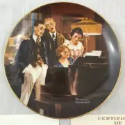 Knowles Norman Rockwell Collector's Plate "Close Harmony" #5 Light Campaign