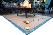 Fire Pit Mats for under Fire Pit - Grill Mats for Outdoor Grill, Fire Mat for De
