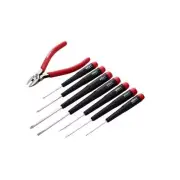 Wiha-26161 8 Piece Precision Slotted and Phillips Screwdrivers and Cutters Set