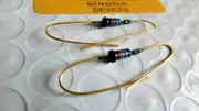 1N673 Germany Vintage Color Coded Silicon Diode Blue Violet Orange Gold Lead (2)